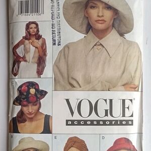 Rare Vogue Pattern Misses Hat And Bolero + Misses Dress, Tunic, Skirt and Pants